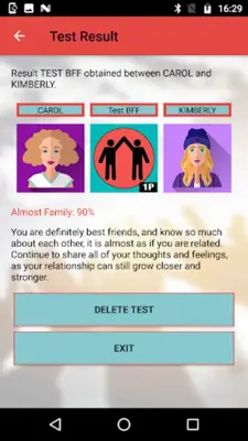 BFF Test Friends & Friendship android App screenshot 0